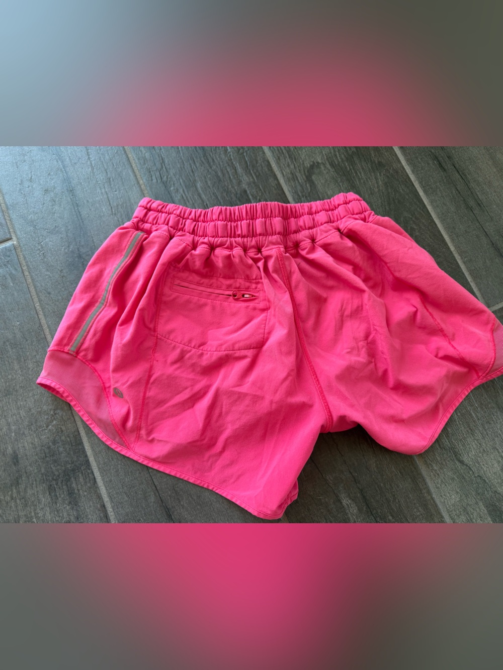 lululemon athletica Women's Athletic Shorts - Pink, Light Blue, Orange - Picture 7 of 7